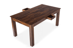 Sheesham Wood Dining Set with Drawers and Bench