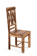 Sheesham Wood Crossair Dining Set