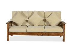 Sheesham Wood Ebony Bloom Sofa Set