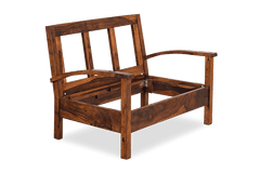 Sheesham Wood The Teak Trestle Sofa Set
