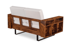 Sheesham Wood Cubex Storage Sofa Set