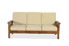 Sheesham Wood Ebony Bloom Sofa Set