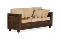 Sheesham Wood Timber line Sofa Set