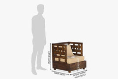 Sheesham wood The Heritage Plait Sofa Set