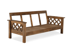 Sheesham Wood Ebony Bloom Sofa Set