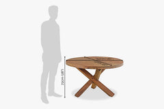Sheesham Wood Round Table Dining Set
