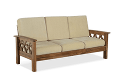 Sheesham Wood Ebony Bloom Sofa Set