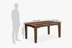 Sheesham Wood Crossair Dining Set