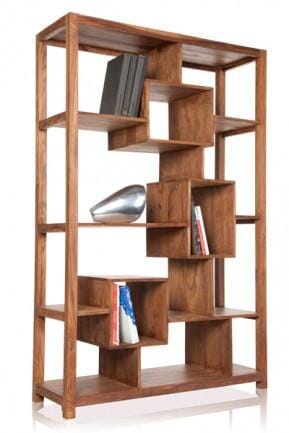 Solid Wood Regal Carved Book Cabinet