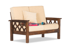 Sheesham Wood Ebony Bloom Sofa Set
