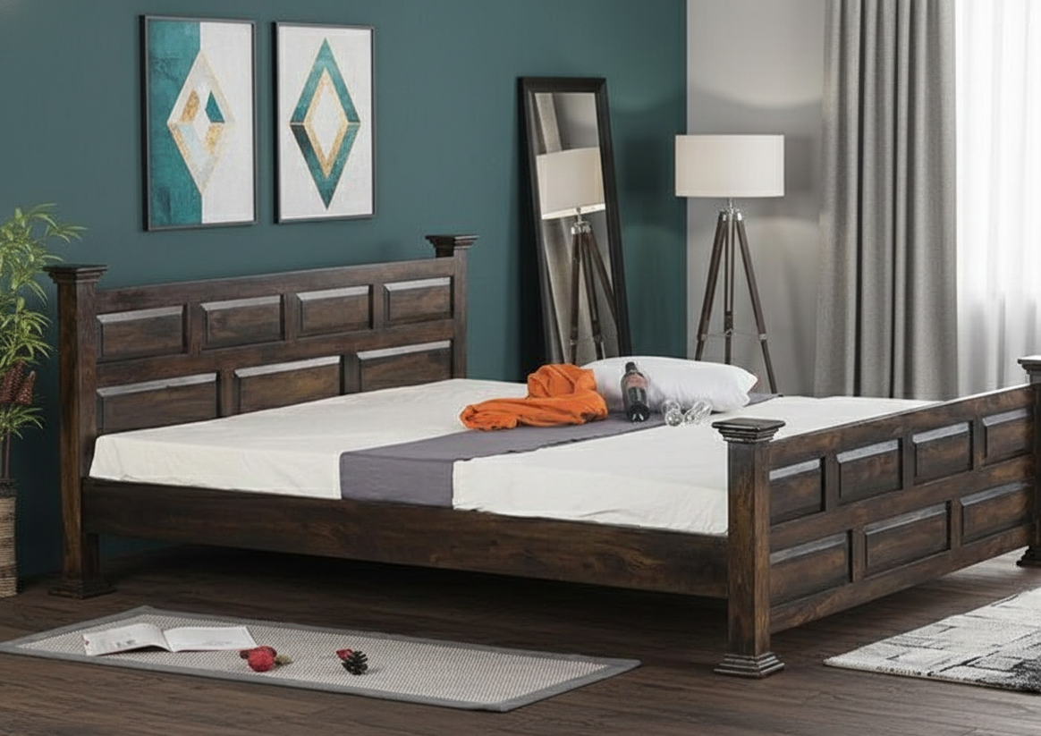ELM FURNITURE Multi Boxy Design Bed