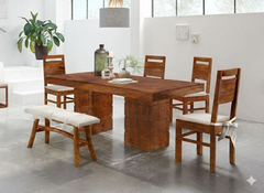 Sheesham Wood ICEAGE Dining Set