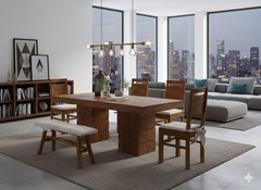 Sheesham Wood ICEAGE Dining Set