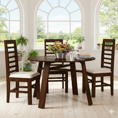 Sheesham Wood Jaisalmeri style Dining Set
