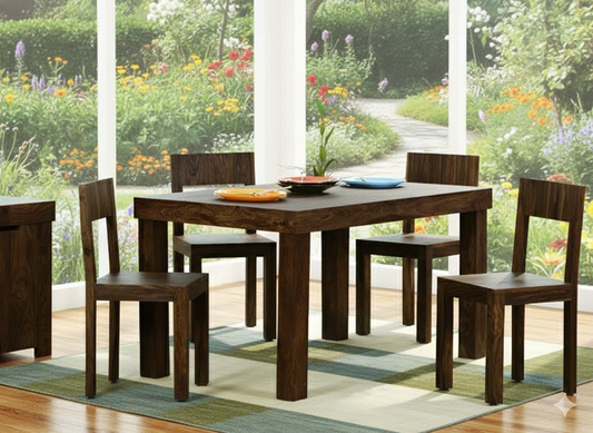 Sheesham Wood Clutch Dining Set