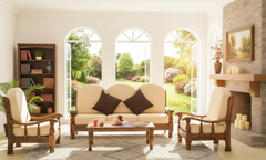 Sheesham Wood Maharaja theme Sofa Set