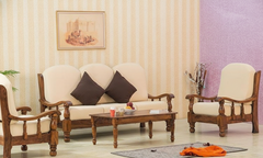 Sheesham Wood Maharaja theme Sofa Set
