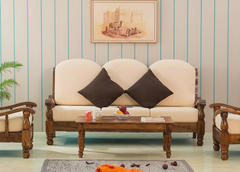 Sheesham Wood Maharaja theme Sofa Set