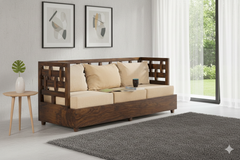 Sheesham wood The Heritage Plait Sofa Set