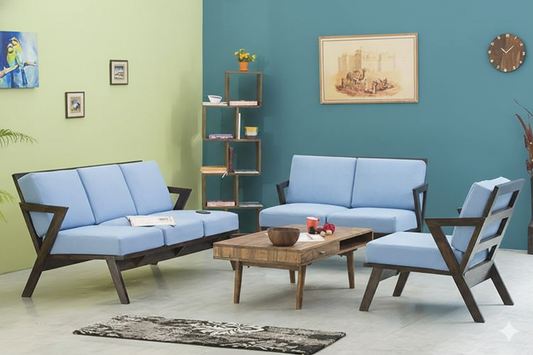 Sheesham Wood The Vertex Series Sofa Set