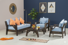 Sheesham Wood The Vertex Series Sofa Set