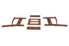 Sheesham Wood The Teak Trestle Sofa Set