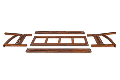 Sheesham Wood The Teak Trestle Sofa Set