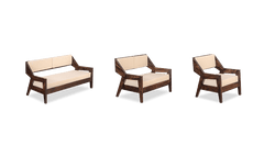Sheesham Wood The Apex Sofa Set