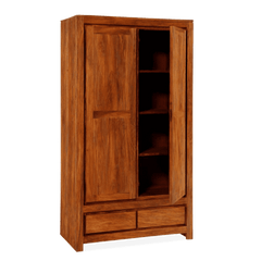 Sheesham Wood The Sandstone Wardrobe