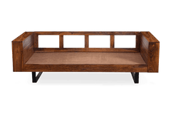 Sheesham Wood Cubex Storage Sofa Set