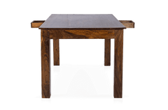 Sheesham Wood Dining Set with Drawers and Bench