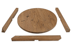 Sheesham Wood Round Table Dining Set