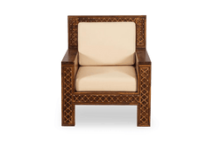 Sheesham Wood The Royal Lattice Collection Sofa Set