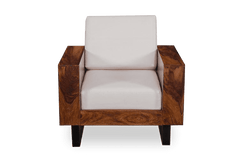 Sheesham Wood Cubex Storage Sofa Set