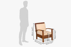 Sheesham Wood The Teak Trestle Sofa Set