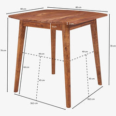 Sheesham Wood 2 Seater Coffee themeDining Set