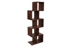 Solid Wood Tetra Twist BookShelf
