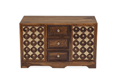 Sheesham Wood Rajwada Royale Brass Dressing Table
