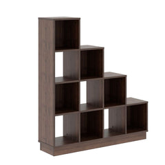 Luxury Contemporary Sheesham Wood Display Library Shelf