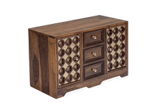 Sheesham Wood Rajwada Royale Brass Dressing Table