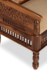 Sheesham Wood Virasat Settee Sofa Set