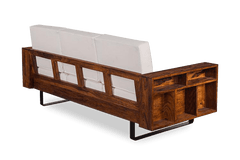 Sheesham Wood Cubex Storage Sofa Set