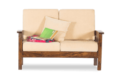 Sheesham Wood Ebony Bloom Sofa Set