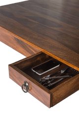 Sheesham Wood Dining Set with Drawers and Bench