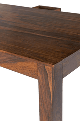 Sheesham Wood Dining Set with Drawers and Bench