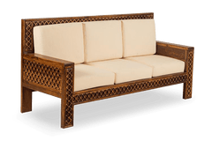 Sheesham Wood The Royal Lattice Collection Sofa Set
