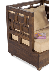 Sheesham wood The Heritage Plait Sofa Set