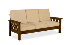 Sheesham Wood Ebony Bloom Sofa Set