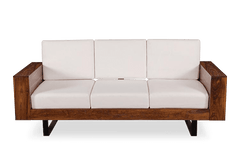 Sheesham Wood Cubex Storage Sofa Set