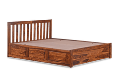 ELM Signature Series | Solid Wood Cube Bed